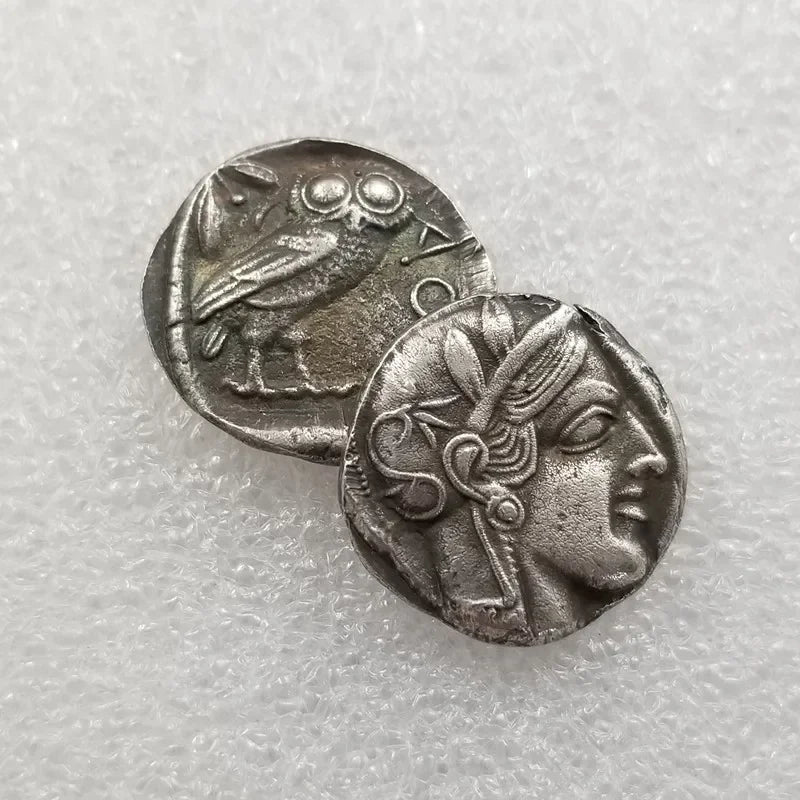 Ancient Greek Athens Tetradrachm – Owl of Athena – Replica (c. 5th Century BCE)