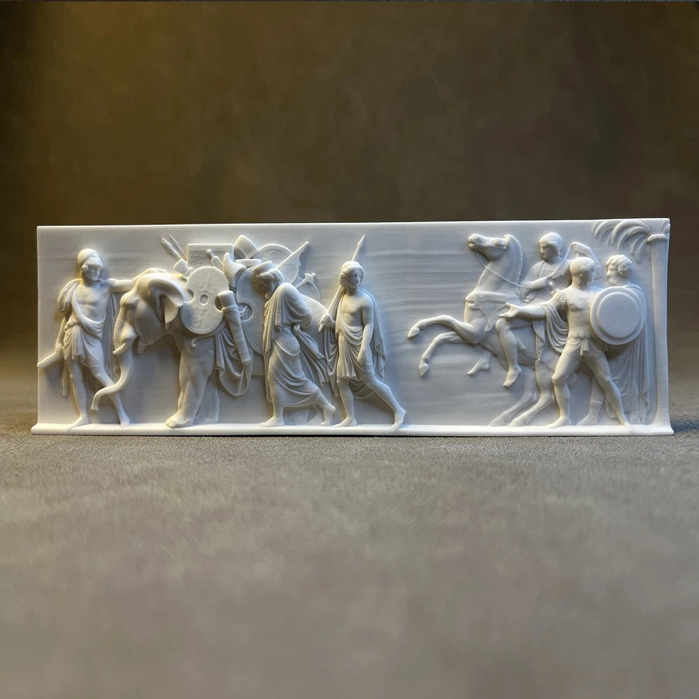 Plaster Relief Replica – Alexander the Great’s Triumphal Entry into Babylon (After Thorvaldsen)