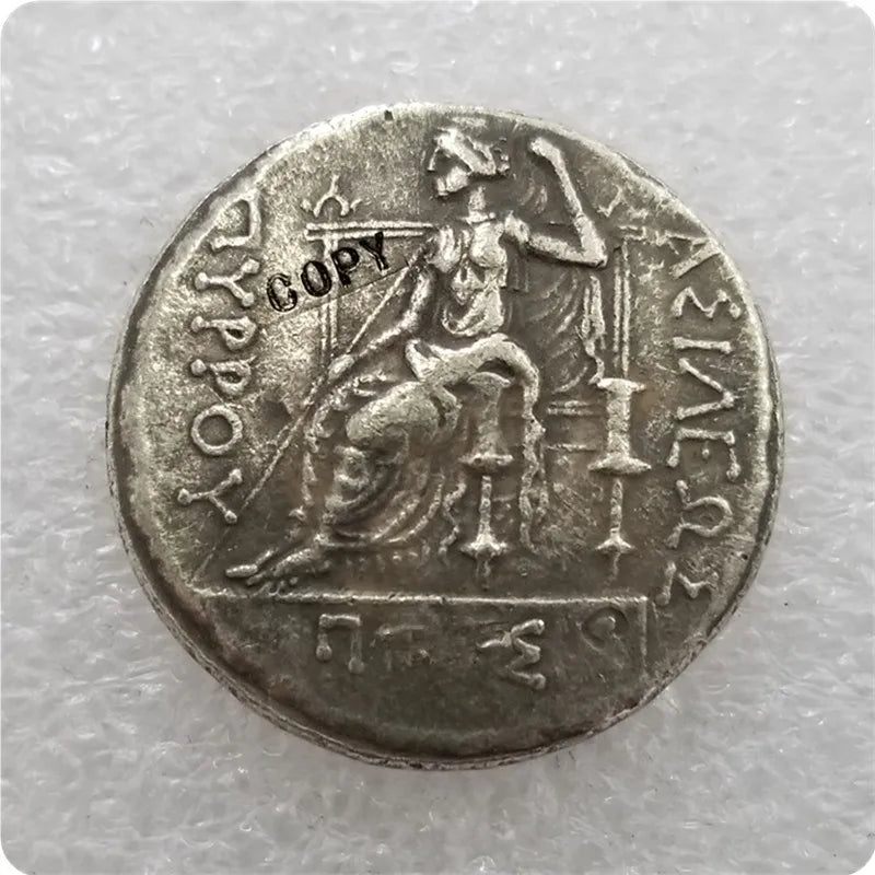 Pyrrhus I of Epirus – Silver Tetradrachm Replica (Locri Epizephyrii, c. 278–276 BC)