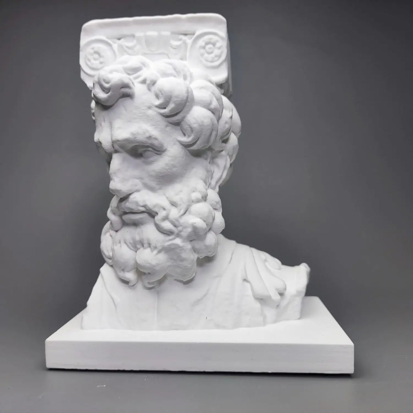 Head of a Man – Plaster Reproduction after a Sculpture in the Musée des Augustins