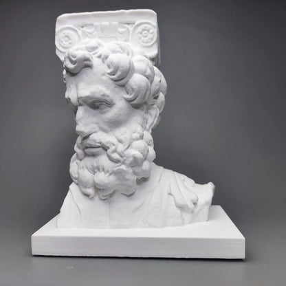 Head of a Man – Plaster Reproduction after a Sculpture in the Musée des Augustins