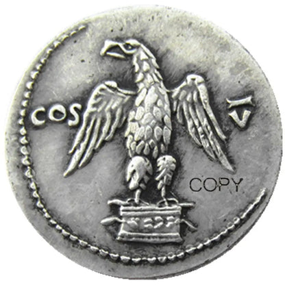Ancient Roman Vespasian Denarius – Replica (69–79 CE)