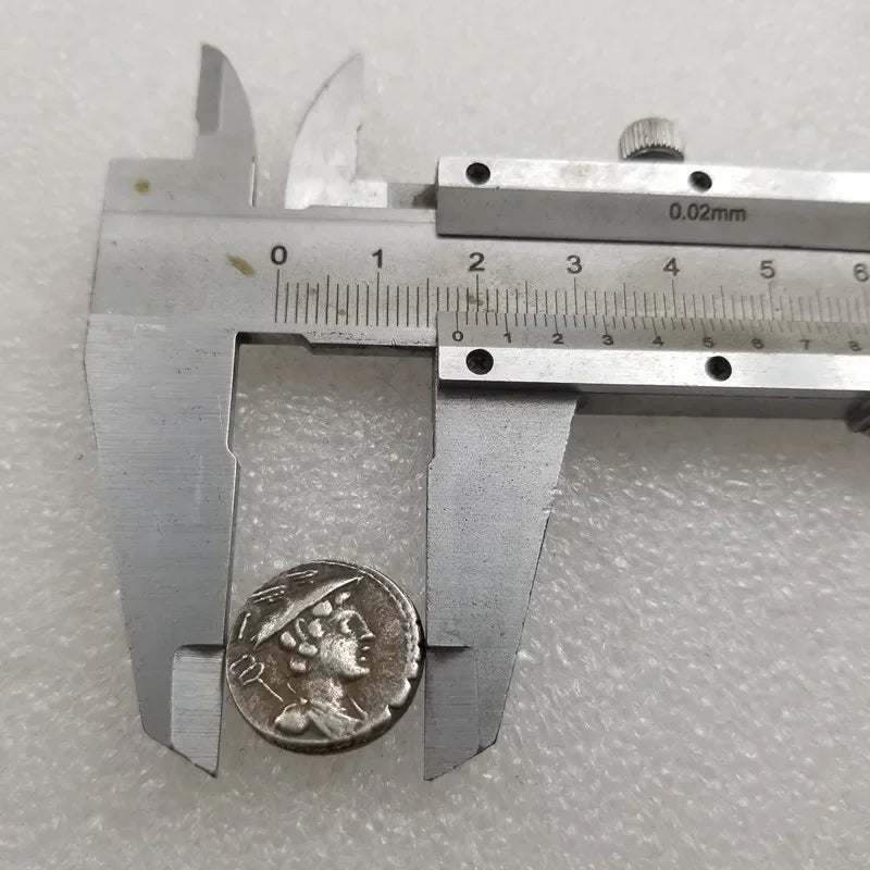 Roman Republic Denarius – C. Mamilius Limetanus – Replica (82 BCE)