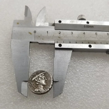 Roman Republic Denarius – C. Mamilius Limetanus – Replica (82 BCE)