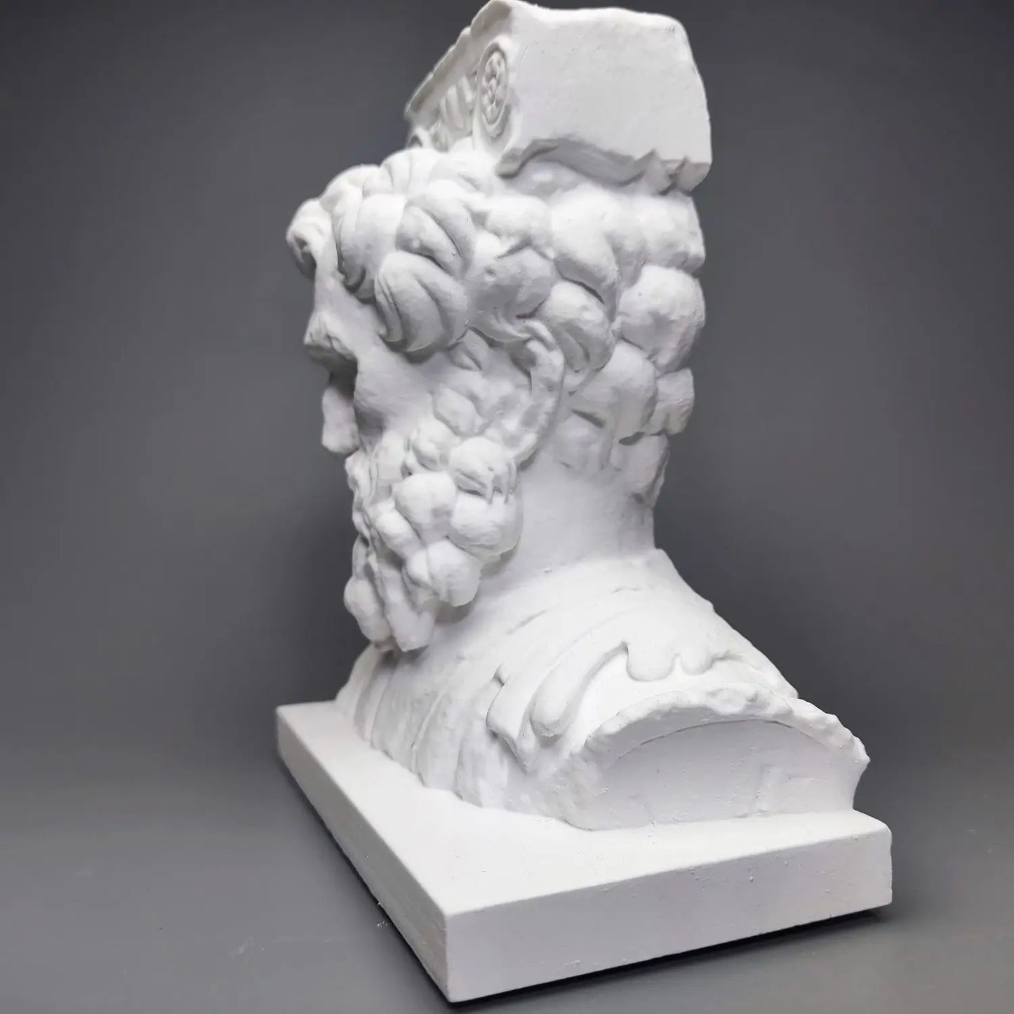 Head of a Man – Plaster Reproduction after a Sculpture in the Musée des Augustins