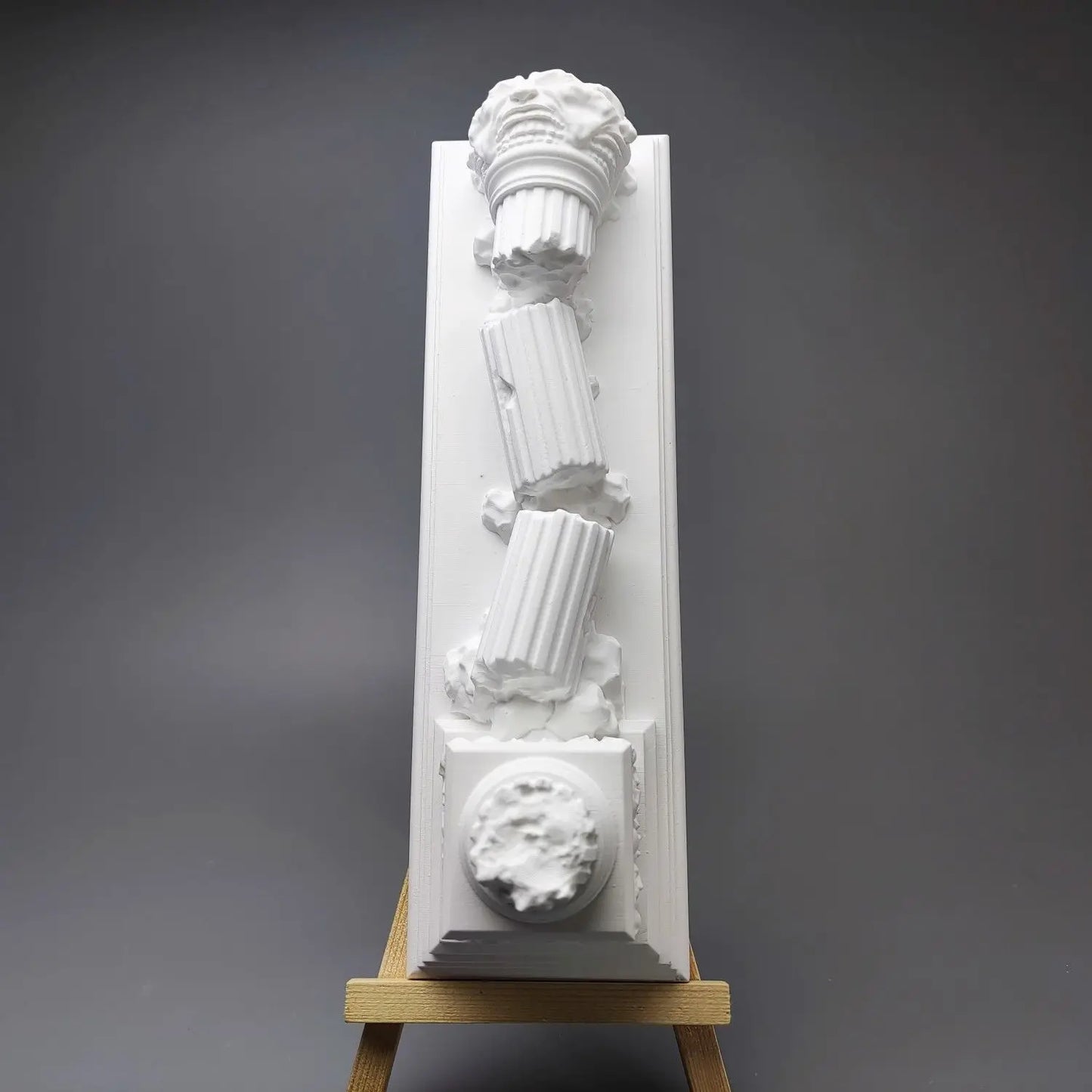 Broken Roman Column Scene