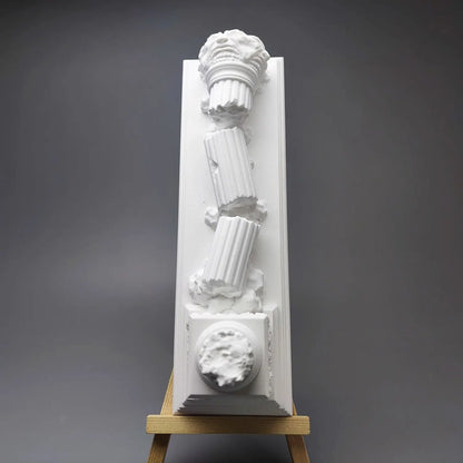 Broken Roman Column Scene