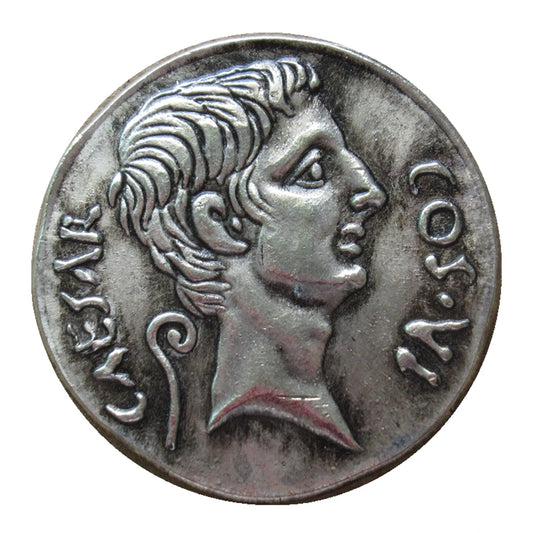 Augustus Crocodile Denarius Replica – Conquest of Egypt (27 BC – 14 AD)
