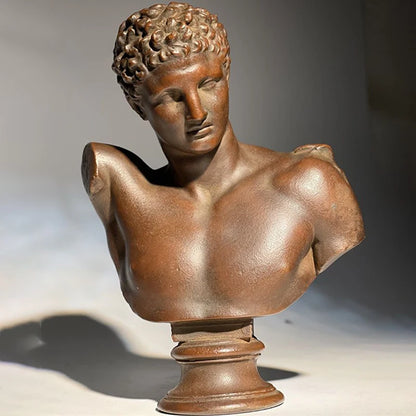 Hermes Bust – Stone Reproduction after Praxiteles (Archaeological Museum of Olympia)