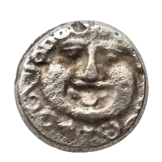 Apollonia Pontica Drachm Replica (c. 470-430 BC) – Gorgoneion, Anchor & Crayfish