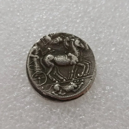 Leontini Tetradrachm Replica (c. 465–450 BC) – Sicily: Apollo & Chariot