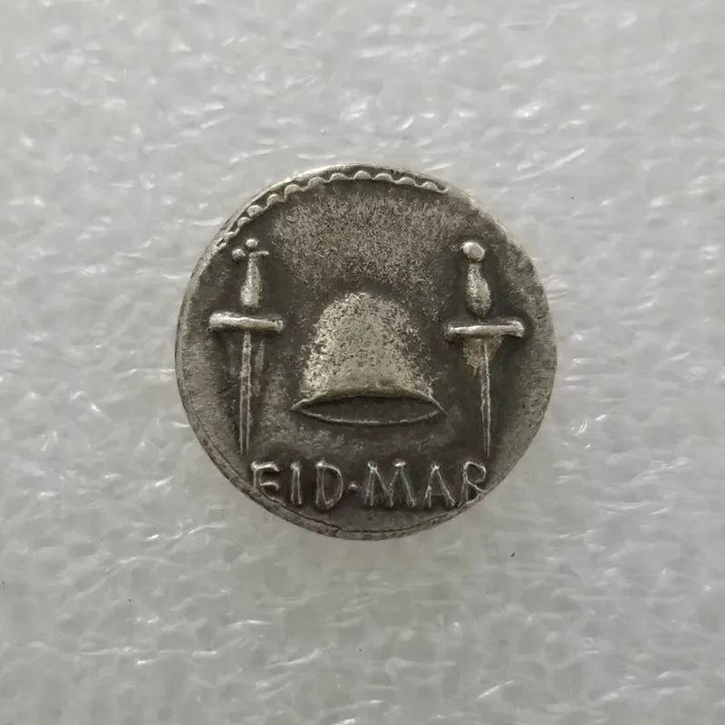 Republic Denarius – EID MAR (Brutus with Beard) – Replica (42 BCE)