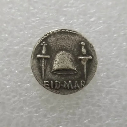 Republic Denarius – EID MAR (Brutus with Beard) – Replica (42 BCE)
