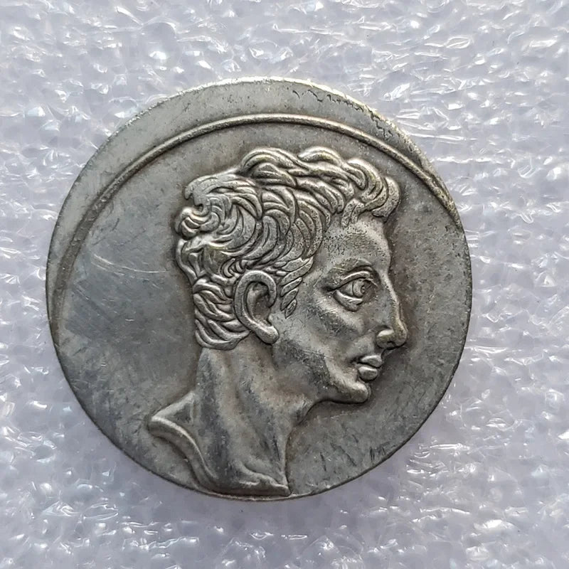 Ancient Roman Augustus Denarius – “Aurora & Capricorn” (c. 18–17 BCE) – Replica