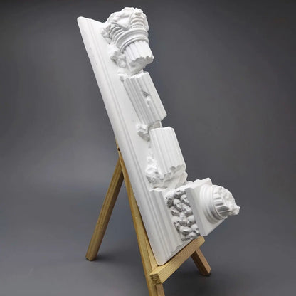 Broken Roman Column Scene