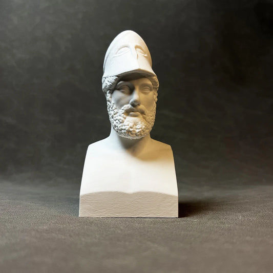 Bust of Pericles – Plaster Reproduction after Kresilas (Roman Copies, 5th c. BC Original)