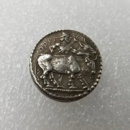 Orreskioi Octadrachm Coin Replica – Herdsman with Bulls (c. 479–465 BC)