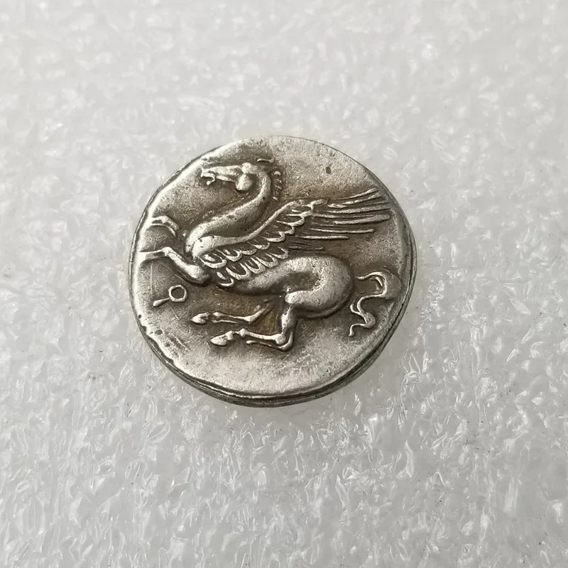 Greek Corinthian Stater – Pegasus & Athena – Replica (c. 350–285 BCE)