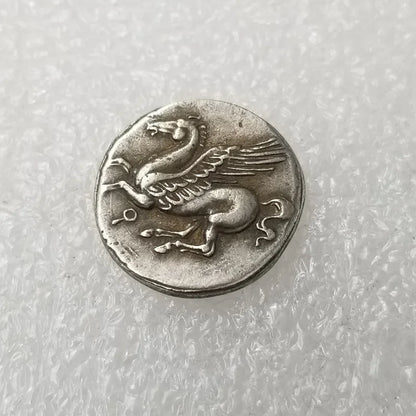 Greek Corinthian Stater – Pegasus & Athena – Replica (c. 350–285 BCE)