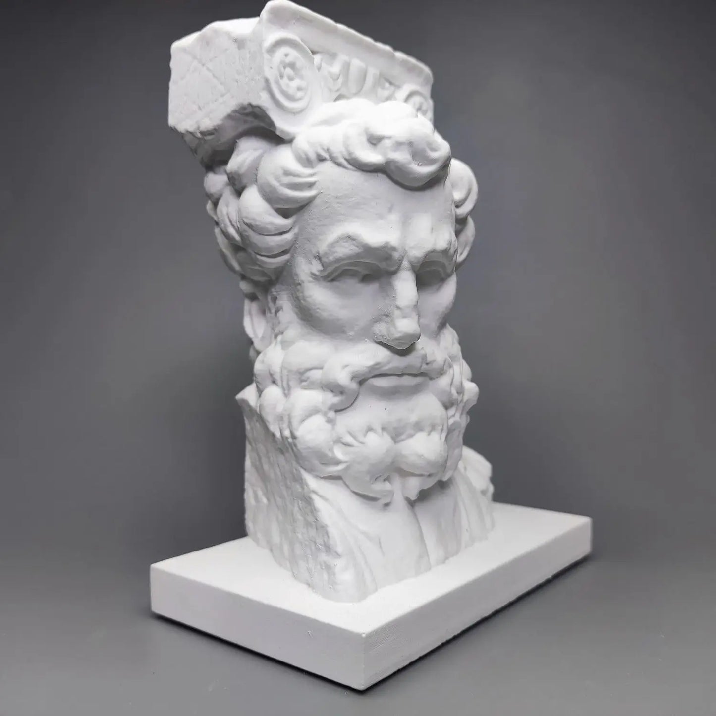 Head of a Man – Plaster Reproduction after a Sculpture in the Musée des Augustins