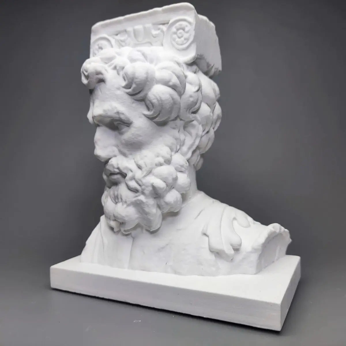 Head of a Man – Plaster Reproduction after a Sculpture in the Musée des Augustins