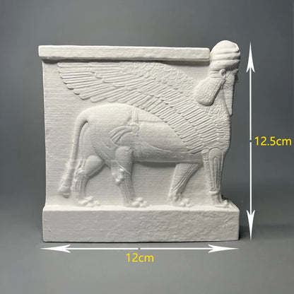 Lamassu – Assyrian Winged Guardian Relief Replica