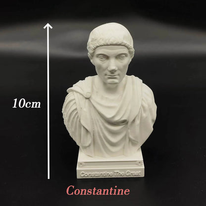 Roman Emperor Busts – Nero, Marcus Aurelius, Augustus, Diocletian & Constantine