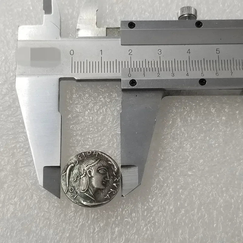 Syracuse Didrachm of Gelon I – Arethusa & Horseman (Replica, 491–478 BC)