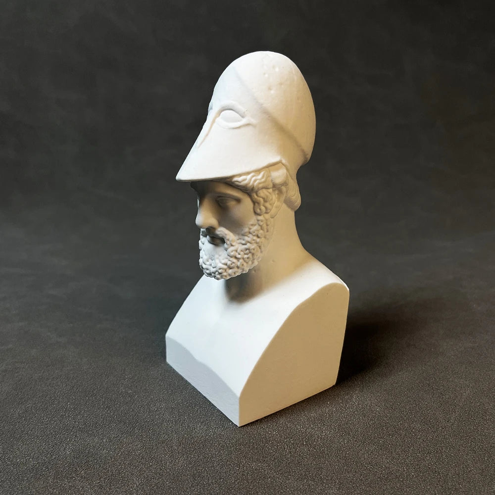 Bust of Pericles – Plaster Reproduction after Kresilas (Roman Copies, 5th c. BC Original)