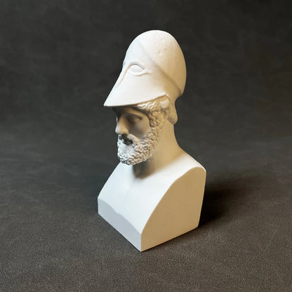 Bust of Pericles – Plaster Reproduction after Kresilas (Roman Copies, 5th c. BC Original)
