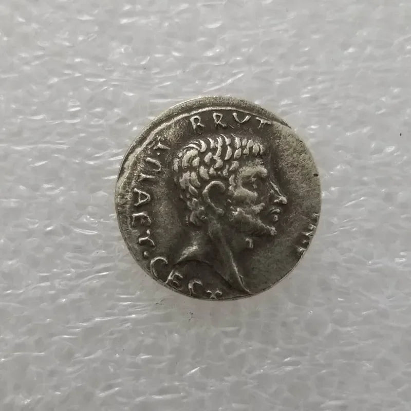 Republic Denarius – EID MAR (Brutus with Beard) – Replica (42 BCE)