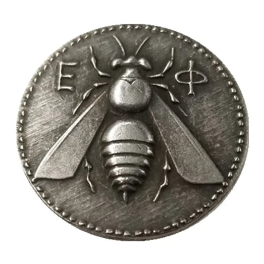 Greek Ephesus Drachm – Bee & Stag – Replica (c. 4th Century BCE)