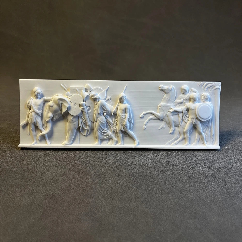 Plaster Relief Replica – Alexander the Great’s Triumphal Entry into Babylon (After Thorvaldsen)