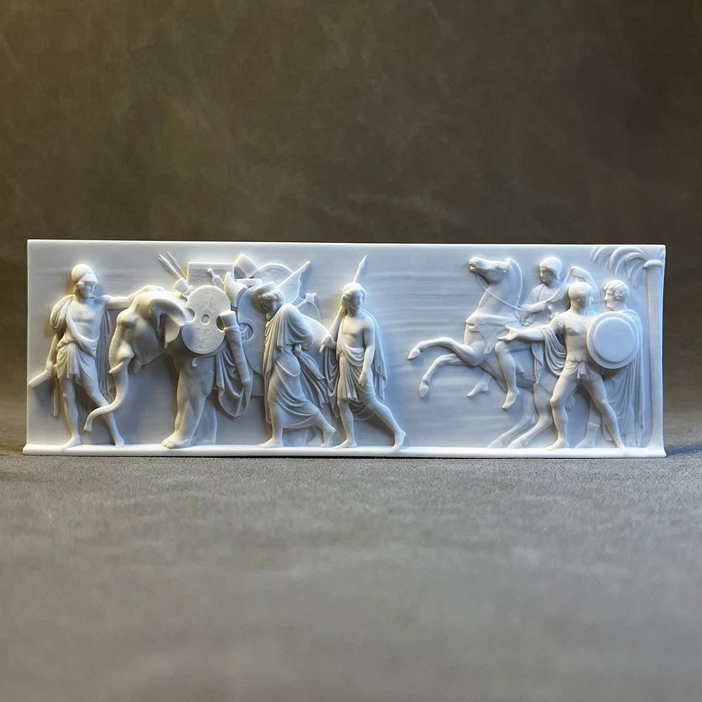 Plaster Relief Replica – Alexander the Great’s Triumphal Entry into Babylon (After Thorvaldsen)