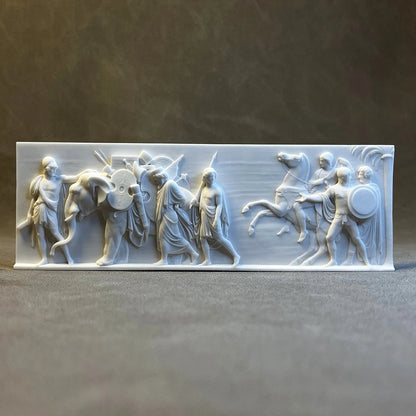 Plaster Relief Replica – Alexander the Great’s Triumphal Entry into Babylon (After Thorvaldsen)