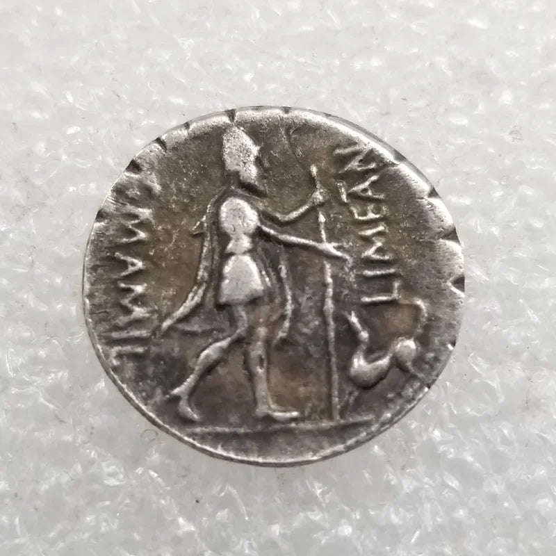 Roman Republic Denarius – C. Mamilius Limetanus – Replica (82 BCE)