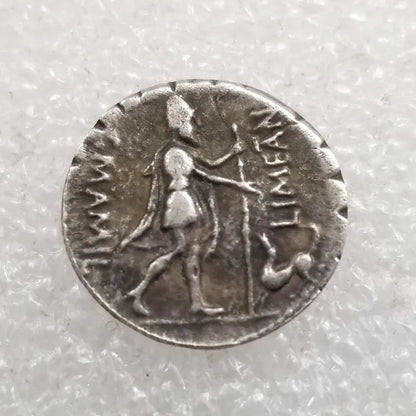 Roman Republic Denarius – C. Mamilius Limetanus – Replica (82 BCE)