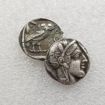 Ancient Greek Athens Tetradrachm – Owl of Athena – Replica (c. 5th Century BCE)