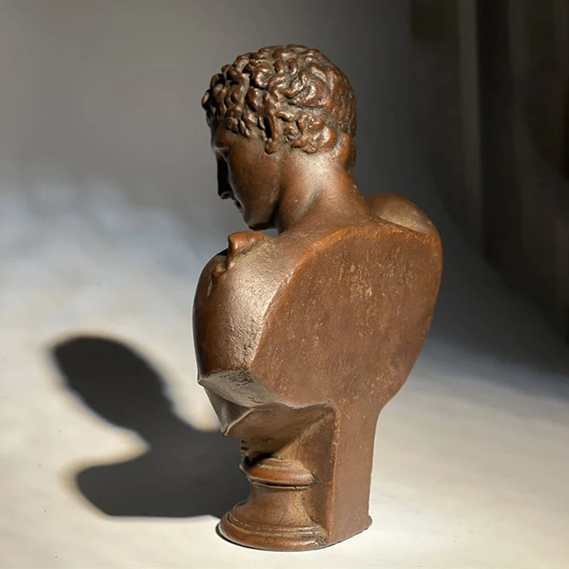 Hermes Bust – Stone Reproduction after Praxiteles (Archaeological Museum of Olympia)