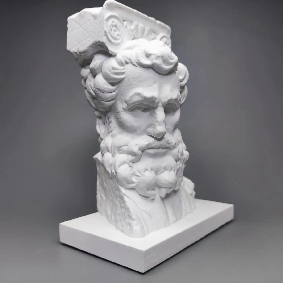 Head of a Man – Plaster Reproduction after a Sculpture in the Musée des Augustins