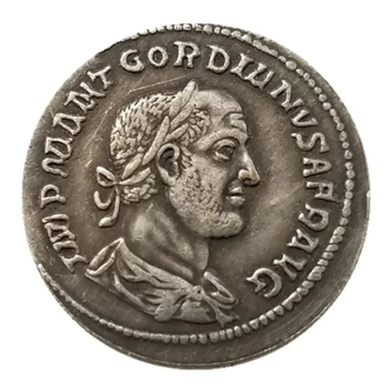 Roman Denarius – Gordian II with Virtus – Replica (238 CE)