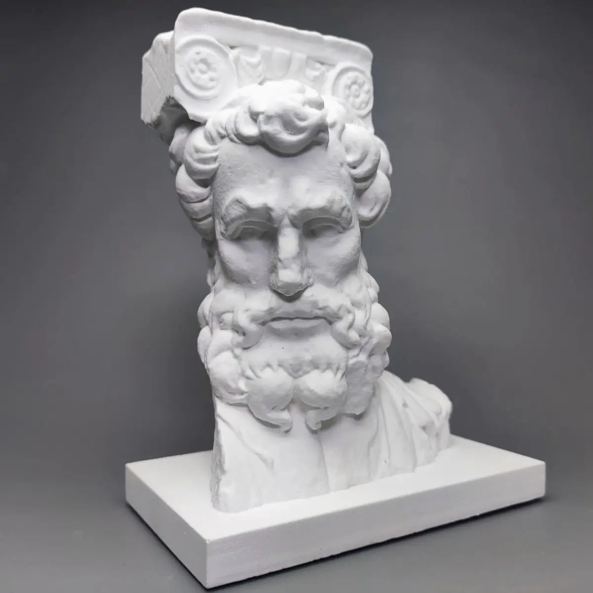 Head of a Man – Plaster Reproduction after a Sculpture in the Musée des Augustins