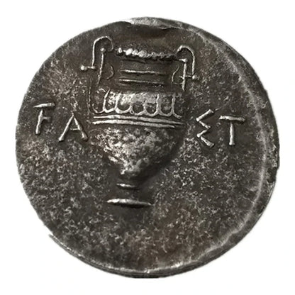 Greek Thebes Stater – Shield & Amphora (Damokles) – Replica (c. 363–338 BCE)