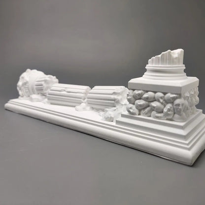 Broken Roman Column Scene