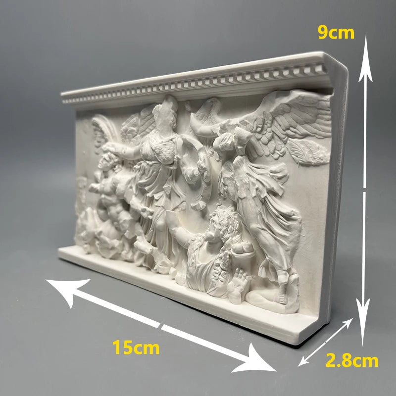 Pergamon Altar Relief Replica – Athena, Alkyoneus & Nike (c. 2nd Century BC)