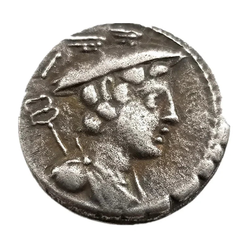 Roman Republic Denarius – C. Mamilius Limetanus – Replica (82 BCE)