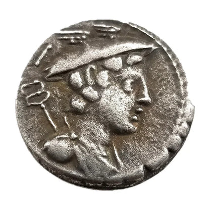 Roman Republic Denarius – C. Mamilius Limetanus – Replica (82 BCE)