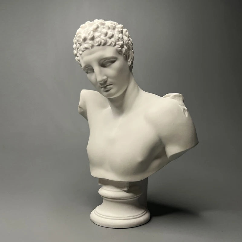 Hermes Bust – Plaster Reproduction after Praxiteles (Archaeological Museum of Olympia)