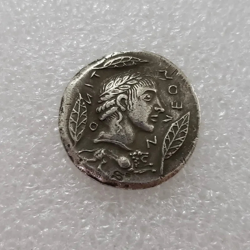 Leontini Tetradrachm Replica (c. 465–450 BC) – Sicily: Apollo & Chariot