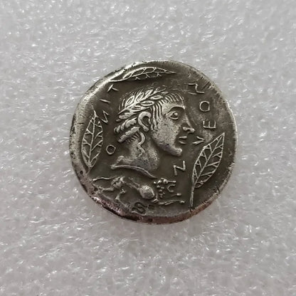 Leontini Tetradrachm Replica (c. 465–450 BC) – Sicily: Apollo & Chariot